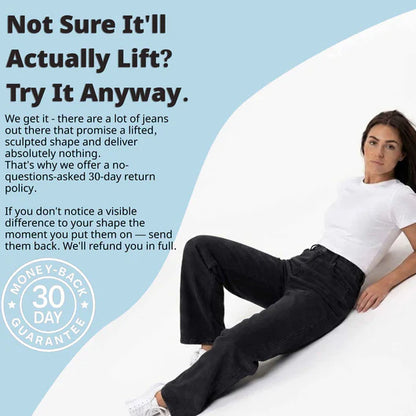 CurvyFit™ Mid-Low Rise Stretch Wide-Leg Jeans