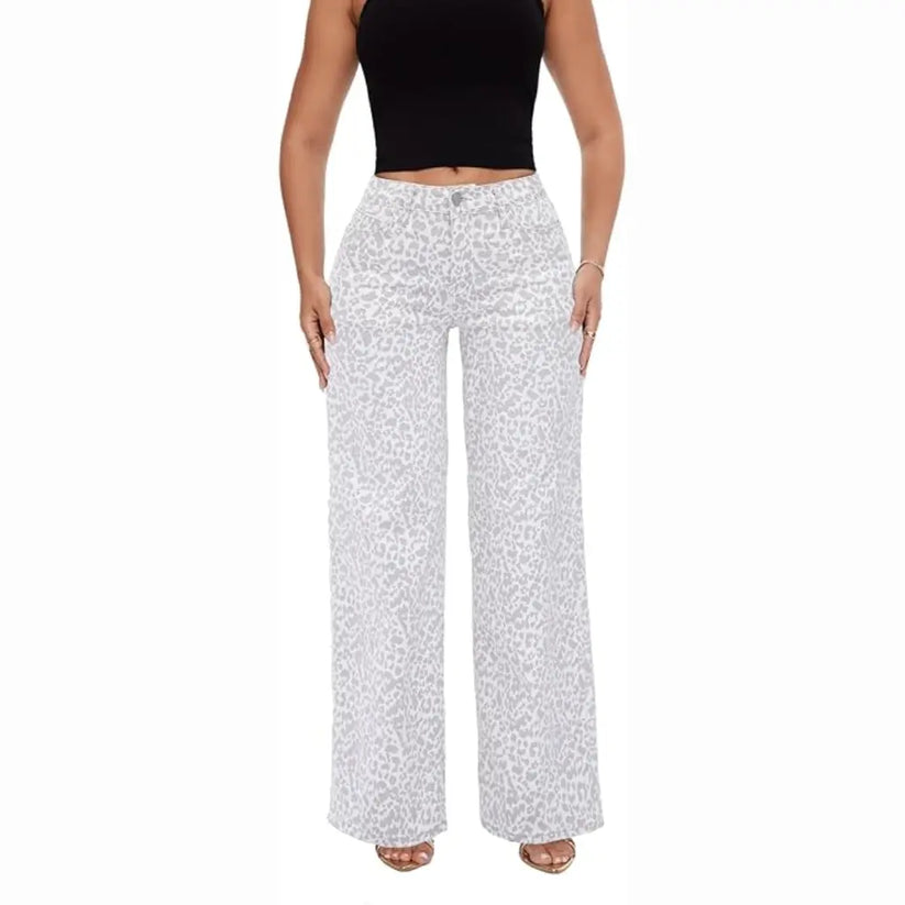 CurvyFit™ Mid-Low Rise Stretch Wide-Leg Jeans